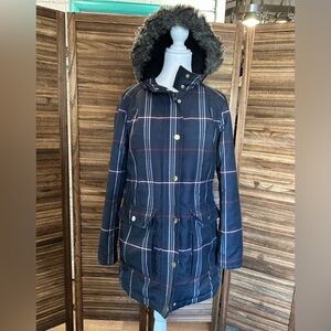 Tommy Hilfiger Plaid Parka